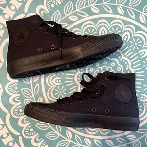 Brand new without tag Chuck Taylor black high top converse